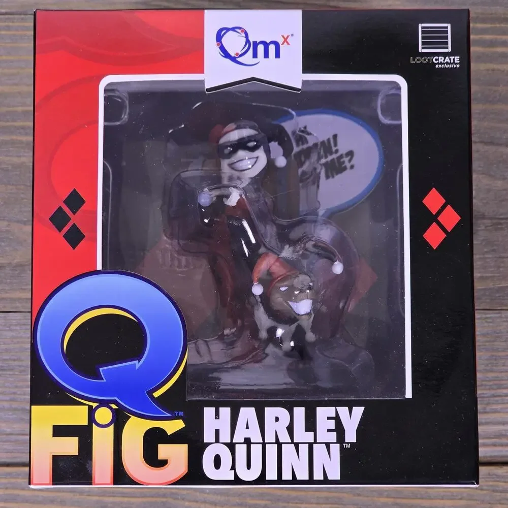 Qmx Harley Quinn Q Fig 2016 DC Comics Suicide Squad Lootcrate Exclusive NIB